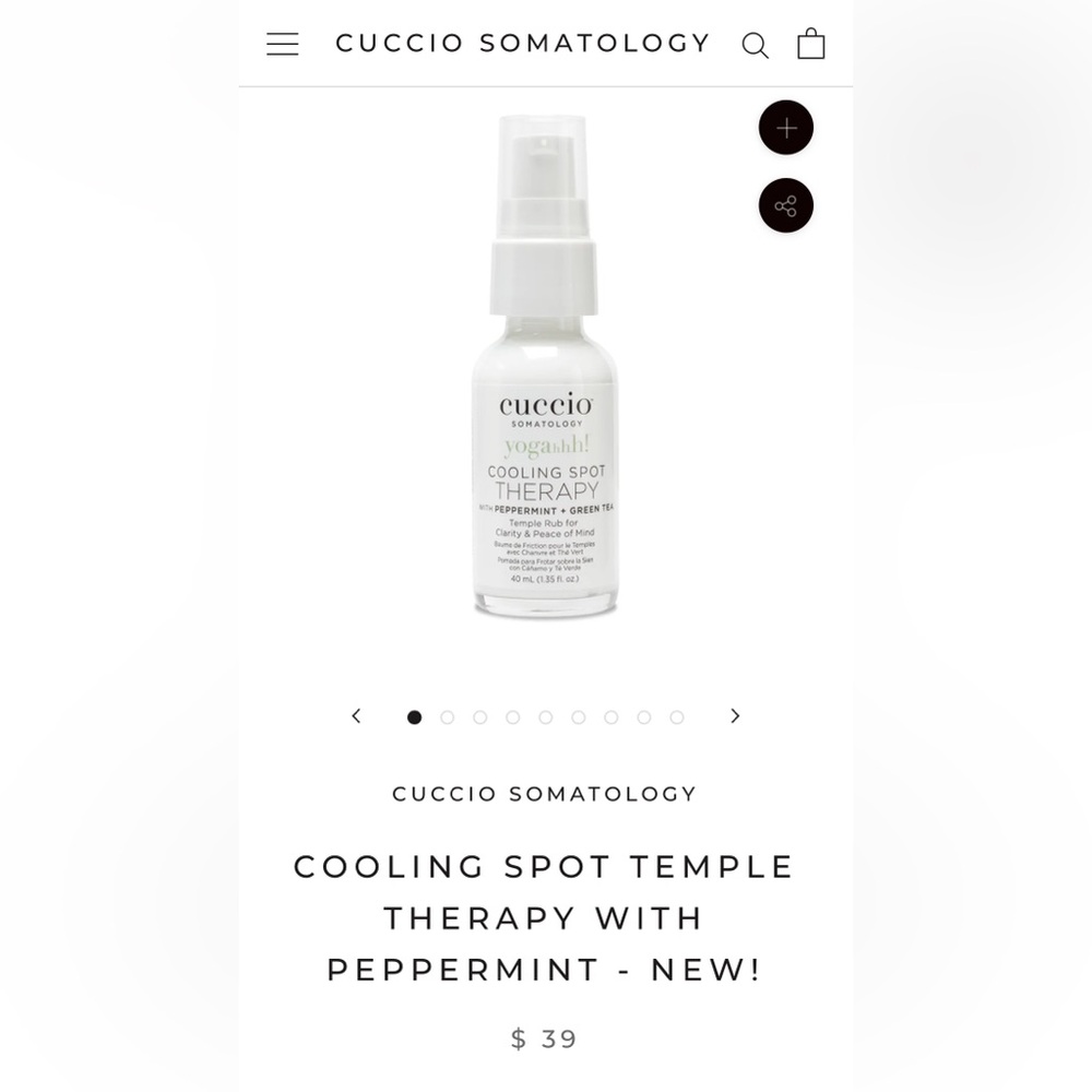 Cuccio Somatology Cooling Spot Therapy Retail $39